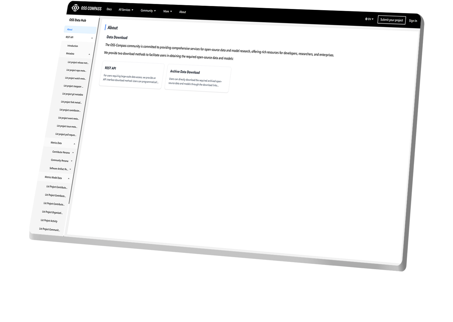 OSS Data Hub